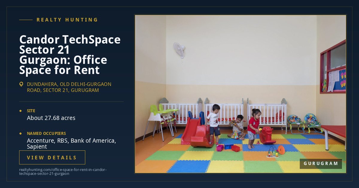 Candor TechSpace Office for Rent, Sector 21 Gurgaon — photo 2
