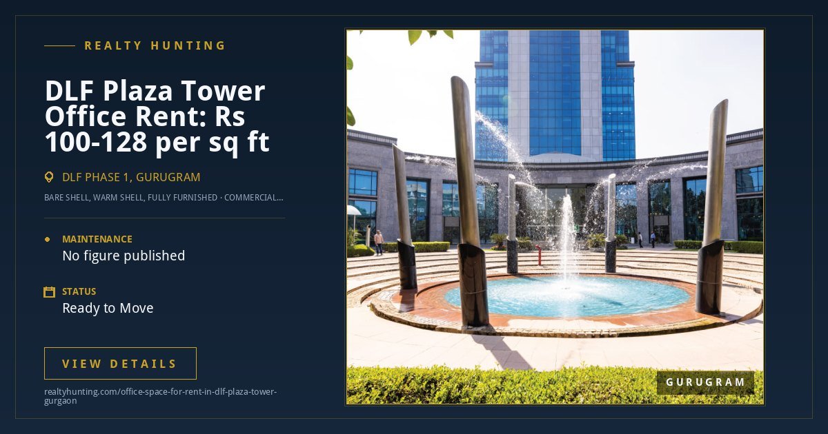 DLF Plaza Tower Office for Rent, DLF Phase 1 Gurgaon — photo 2