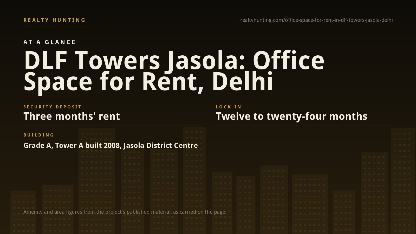 DLF Towers Jasola Office for Rent, South Delhi — photo 1