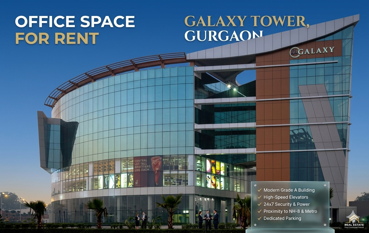 DLF Galaxy Tower Office for Rent, Silokhera NH-8 Gurgaon