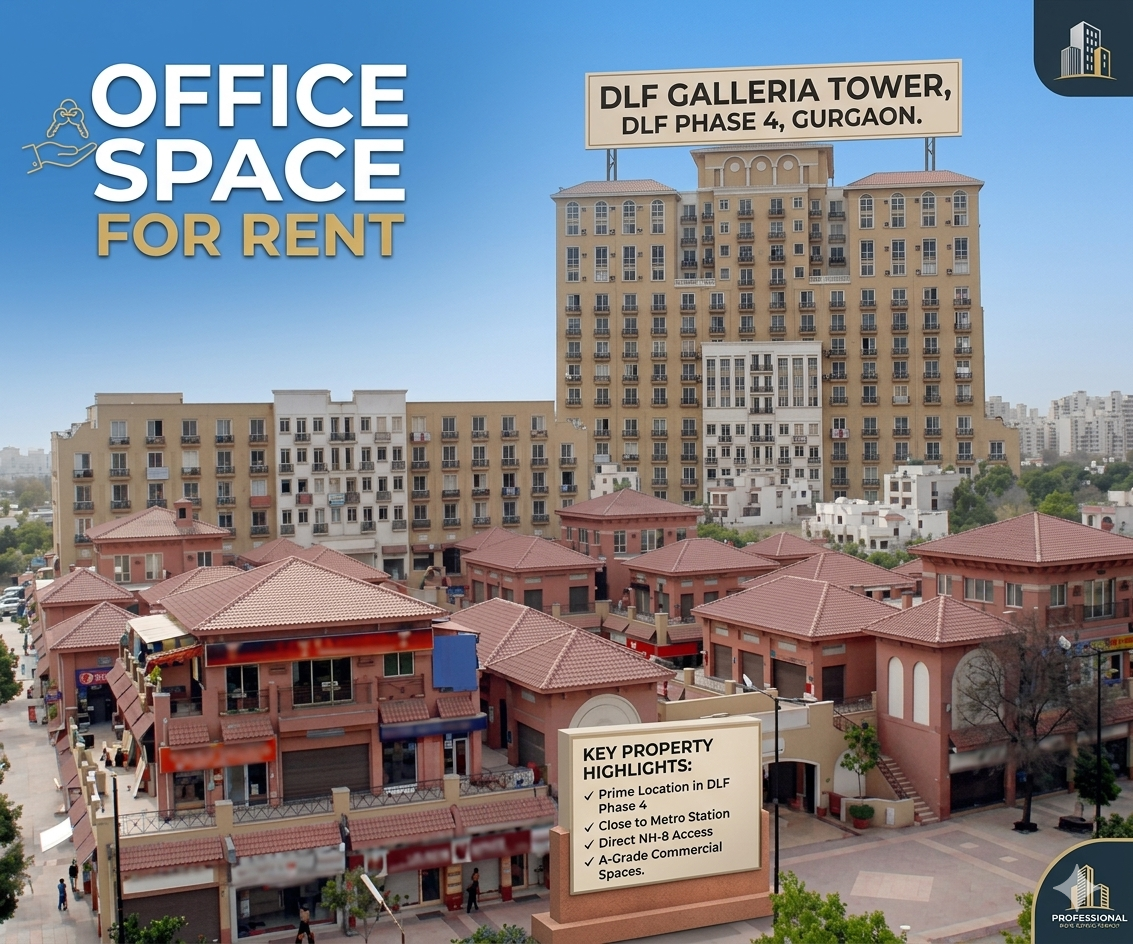DLF Galleria Shop & Office for Rent, DLF Phase 4 Gurgaon