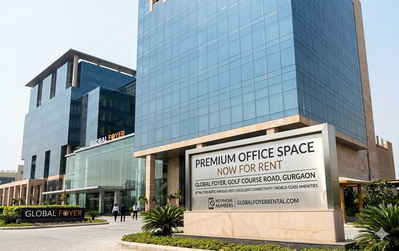 Office Space For Rent in Global Foyer Golf Course Road Gurgaon