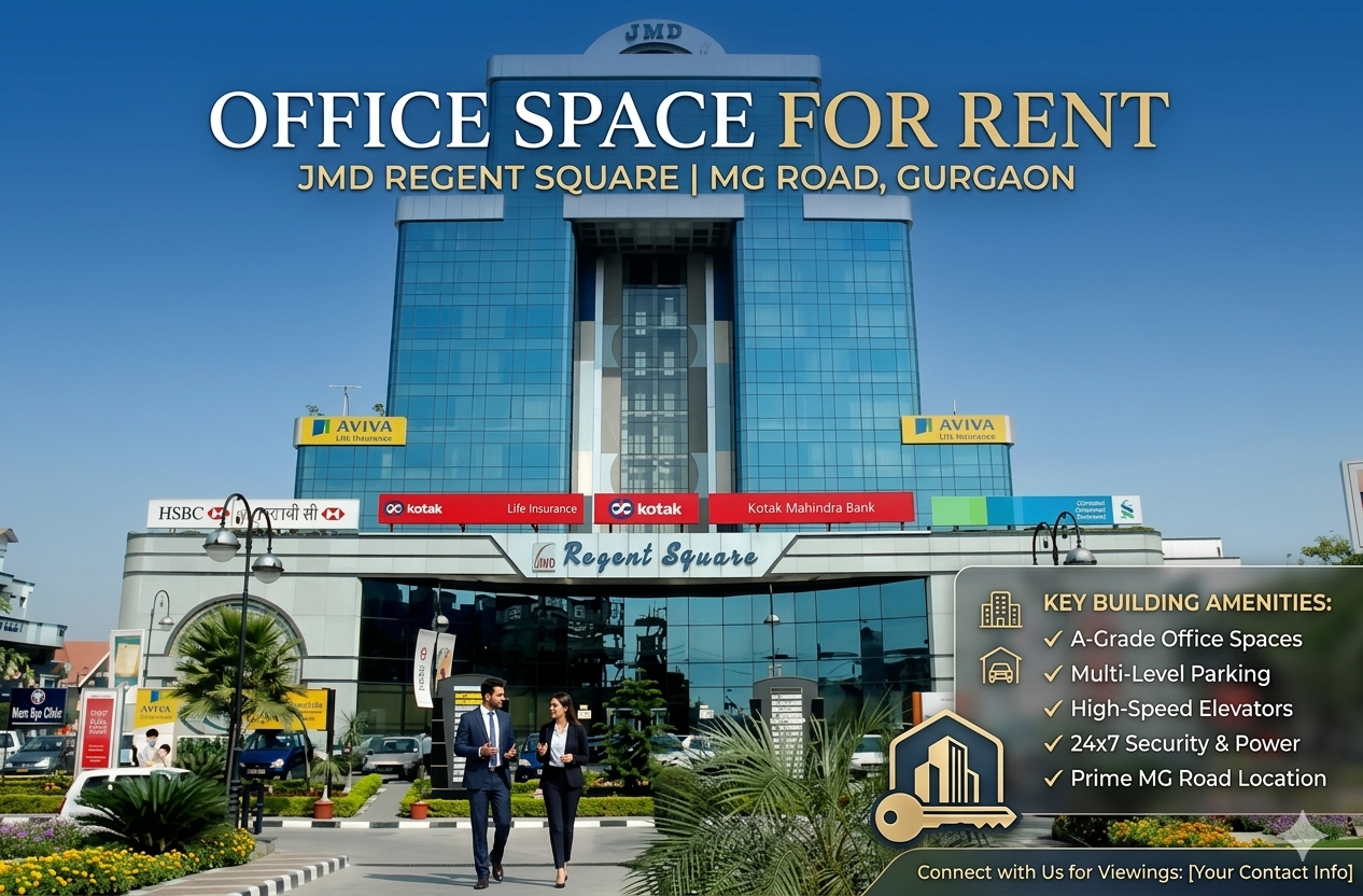 JMD Regent Square Office for Rent, MG Road Gurgaon