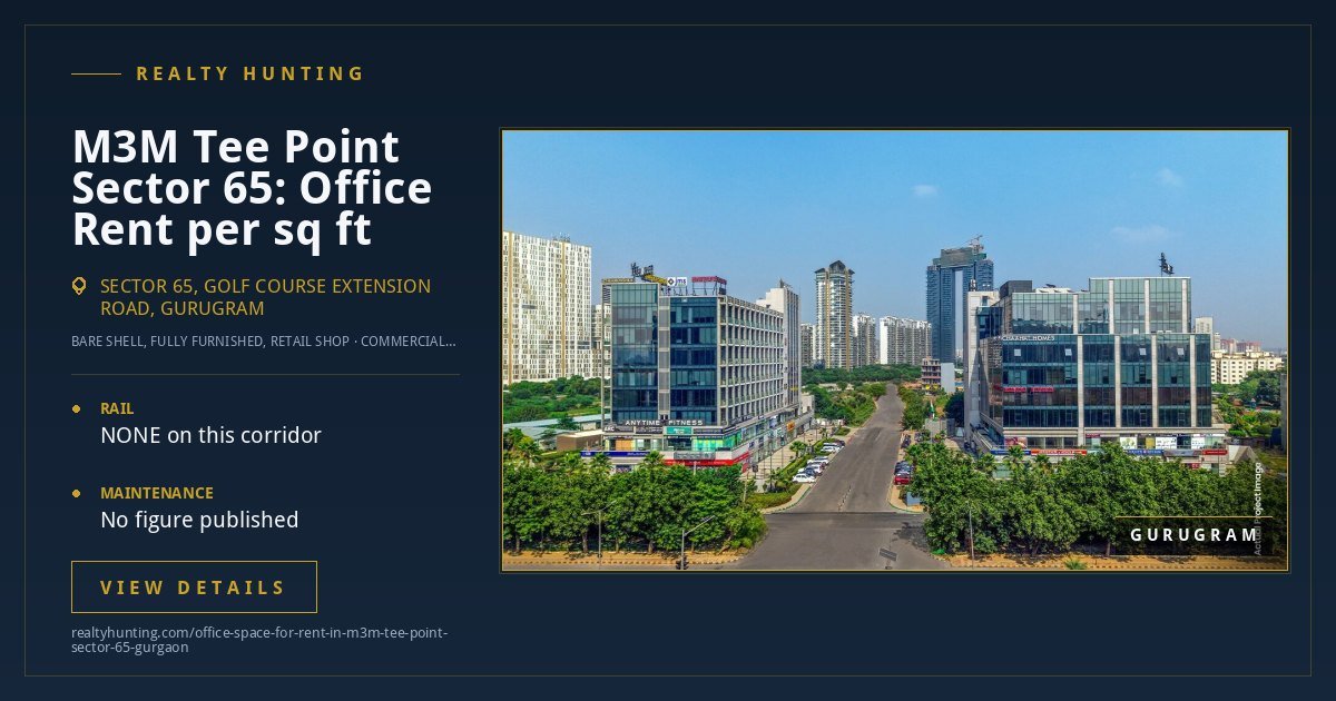 M3M Tee Point Office for Rent, Sector 65 Gurgaon — photo 1