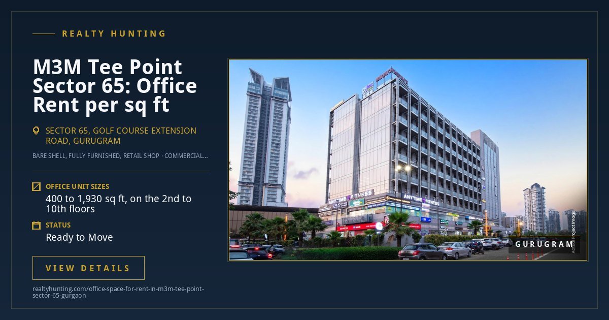 M3M Tee Point Office for Rent, Sector 65 Gurgaon — photo 2