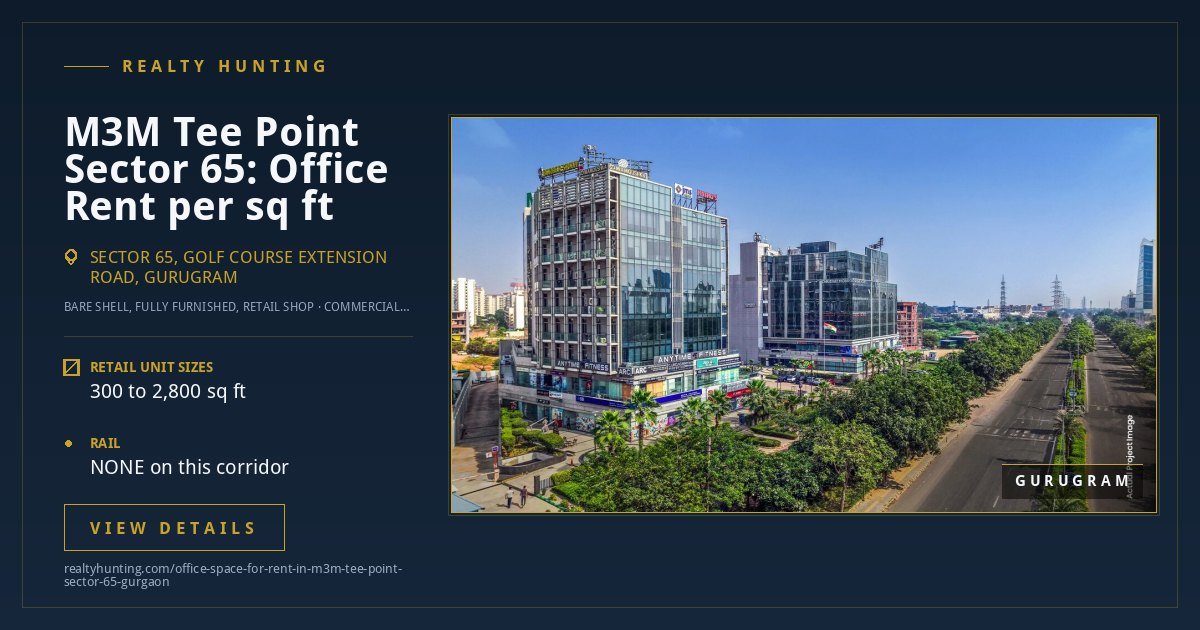 M3M Tee Point Office for Rent, Sector 65 Gurgaon — photo 3