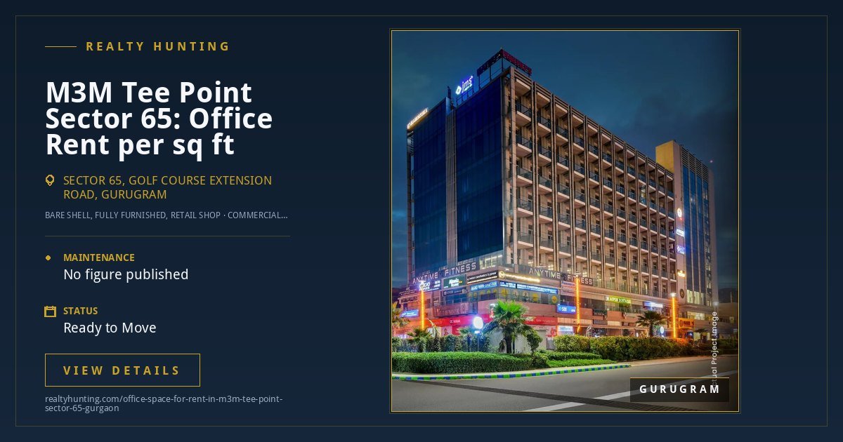 M3M Tee Point Office for Rent, Sector 65 Gurgaon — photo 4
