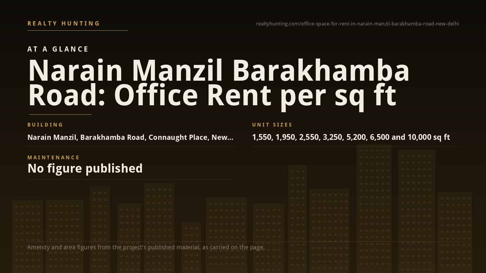 Narain Manzil Office for Rent, Barakhamba Rd Delhi — photo 1