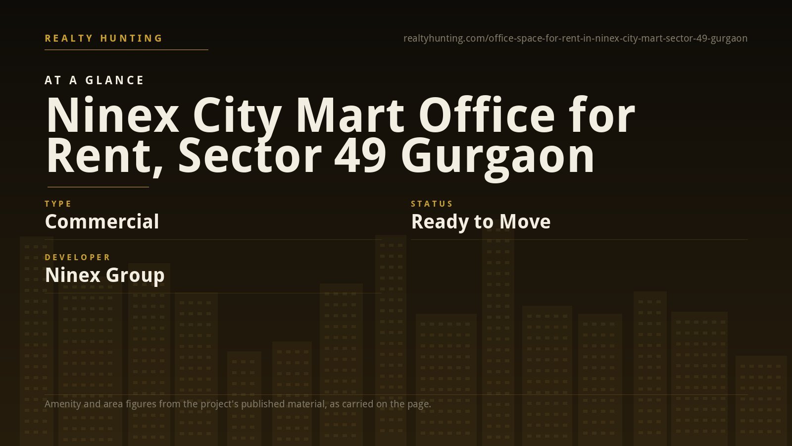Ninex City Mart Office for Rent, Sector 49 Gurgaon — photo 2