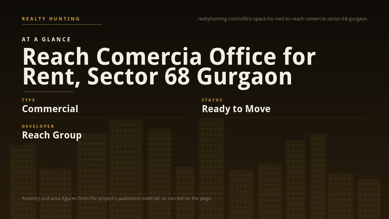 Reach Comercia Office for Rent, Sector 68 Gurgaon — photo 2
