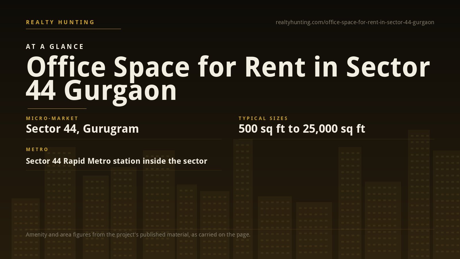 Office Space for Rent in Sector 44 Gurgaon — photo 2