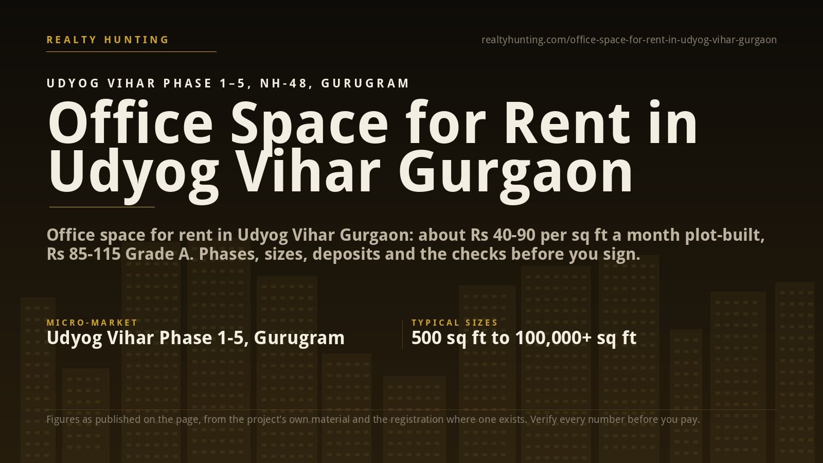 Office Space for Rent in Udyog Vihar Gurgaon