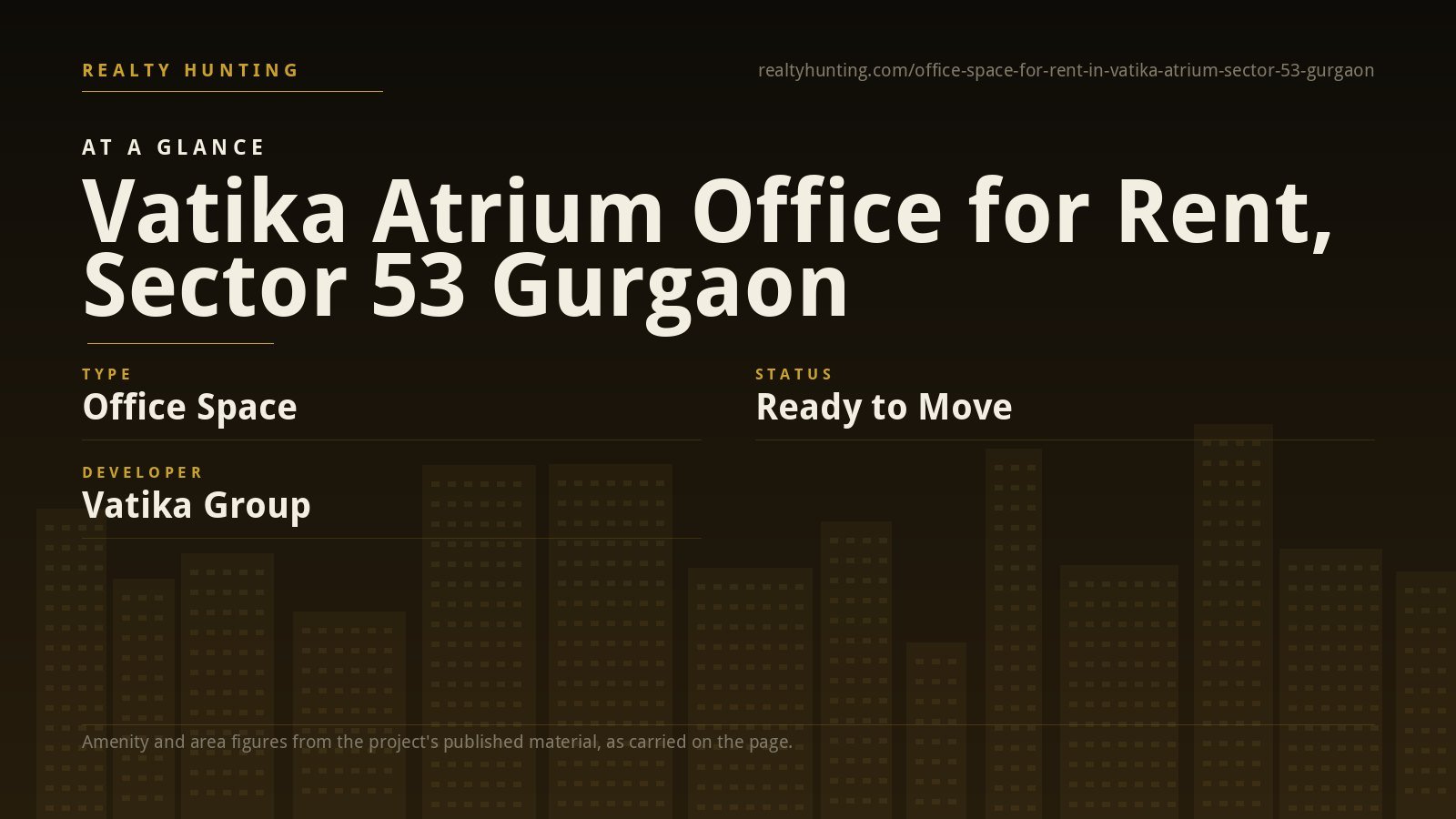 Vatika Atrium Office for Rent, Sector 53 Gurgaon — photo 2