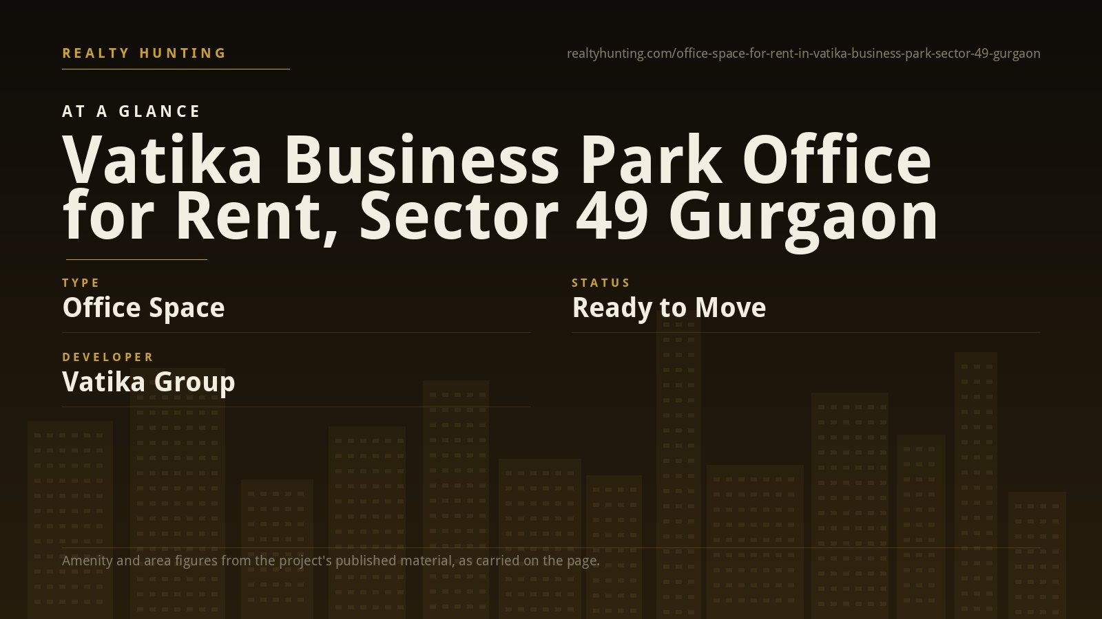 Vatika Business Park Office for Rent, Sector 49 Gurgaon — photo 2