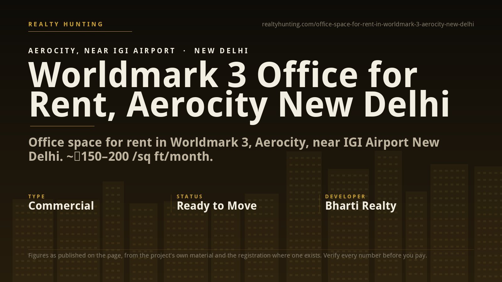 Worldmark 3 Office for Rent, Aerocity New Delhi