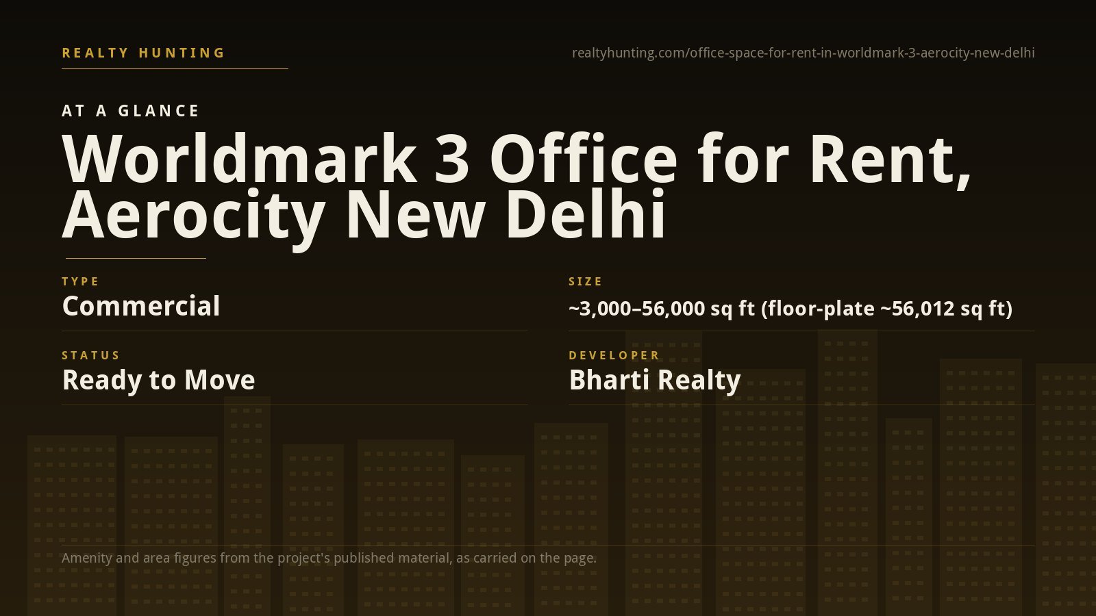 Worldmark 3 Office for Rent, Aerocity New Delhi — photo 1