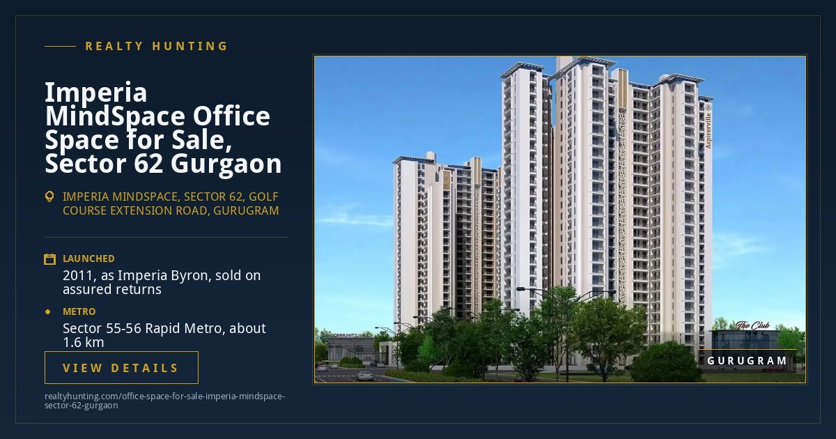 Imperia MindSpace Office for Sale, Sector 62 Gurgaon — photo 1
