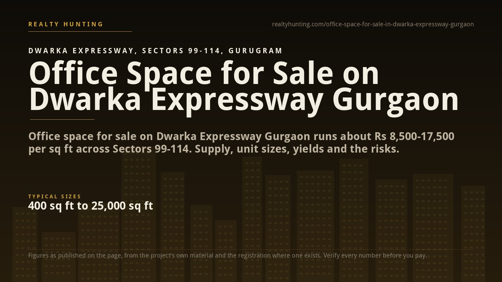 Office Space for Sale on Dwarka Expressway Gurgaon