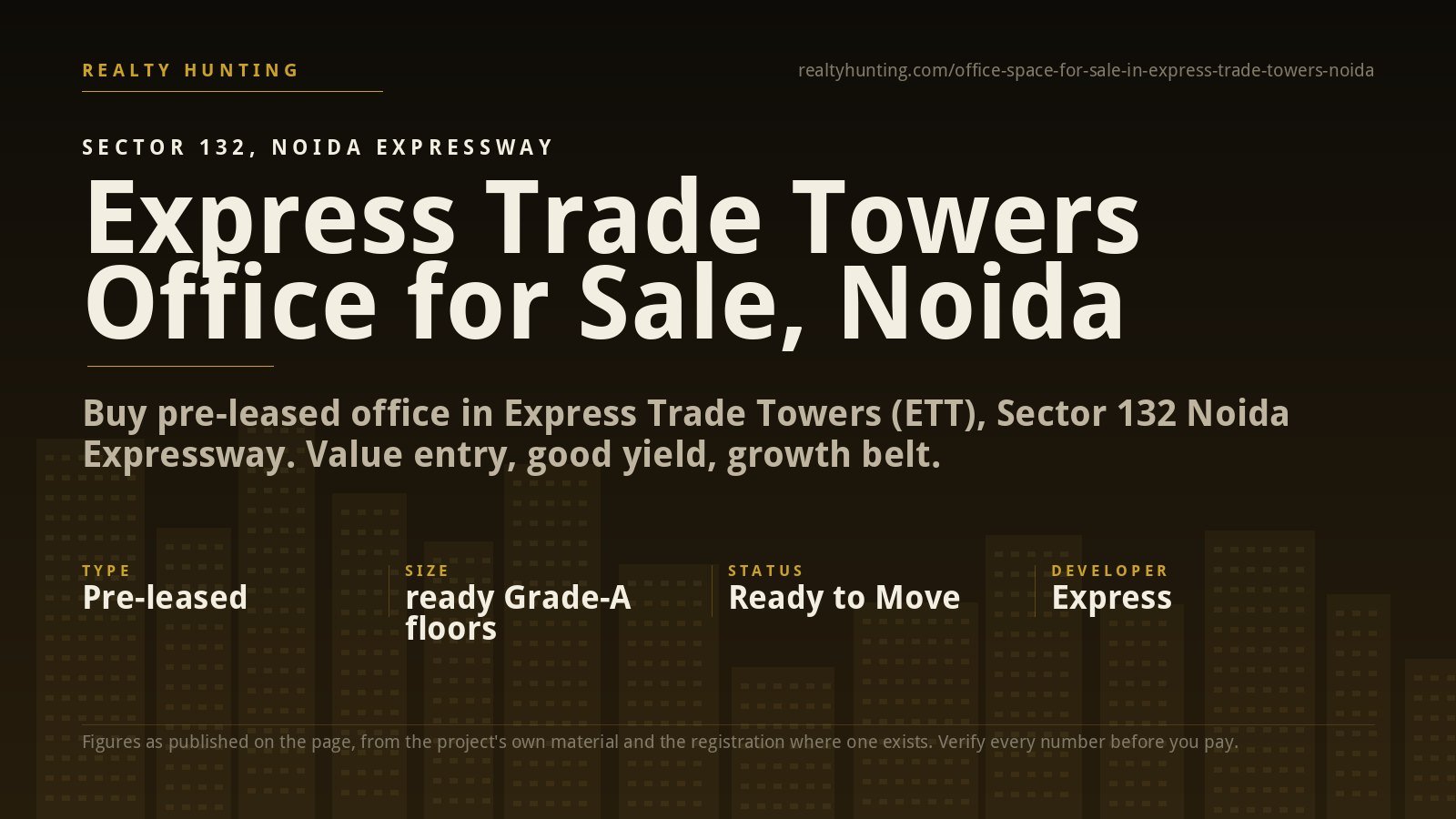 Express Trade Towers Office for Sale, Noida Expressway