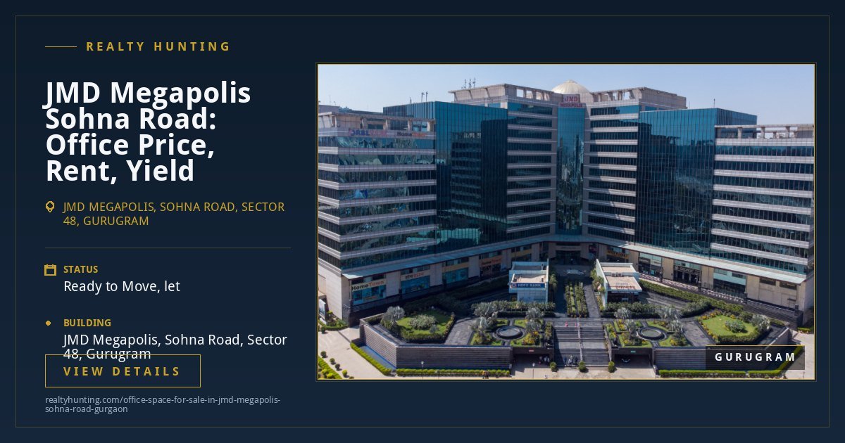 JMD Megapolis Office for Sale, Sohna Road Gurgaon — photo 2