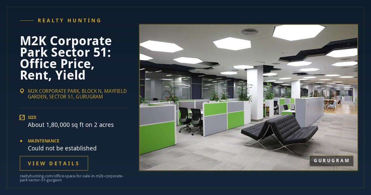 M2K Corporate Park Office for Sale, Sector 51 Gurgaon — photo 4