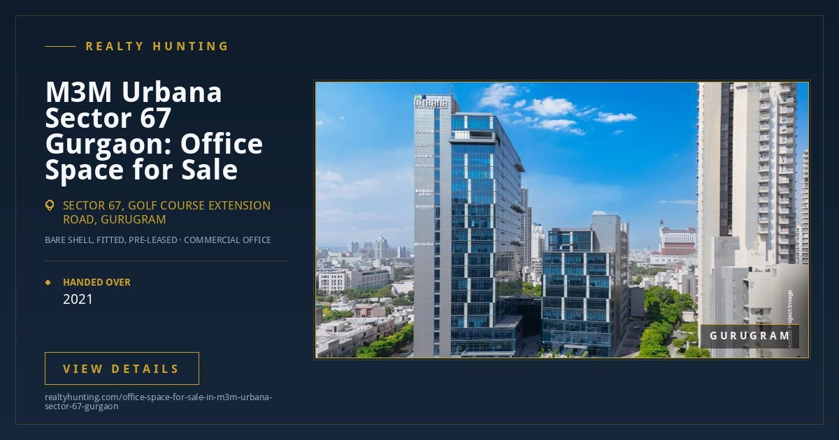 M3M Urbana Office for Sale, Sector 67 Gurgaon — photo 2