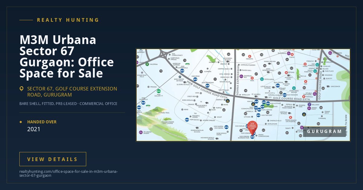 M3M Urbana Office for Sale, Sector 67 Gurgaon — photo 4