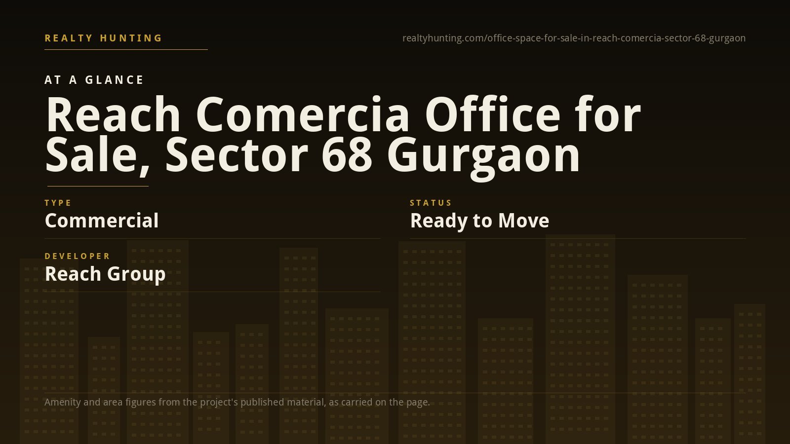 Reach Comercia Office for Sale, Sector 68 Gurgaon — photo 2