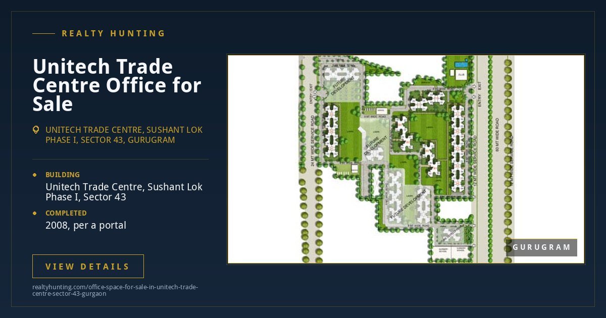 Unitech Trade Centre Office for Sale, Sector 43 Gurgaon