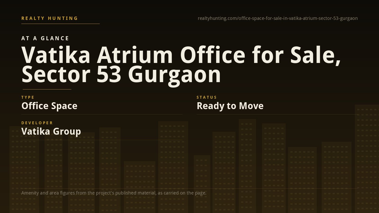 Vatika Atrium Office for Sale, Sector 53 Gurgaon — photo 2