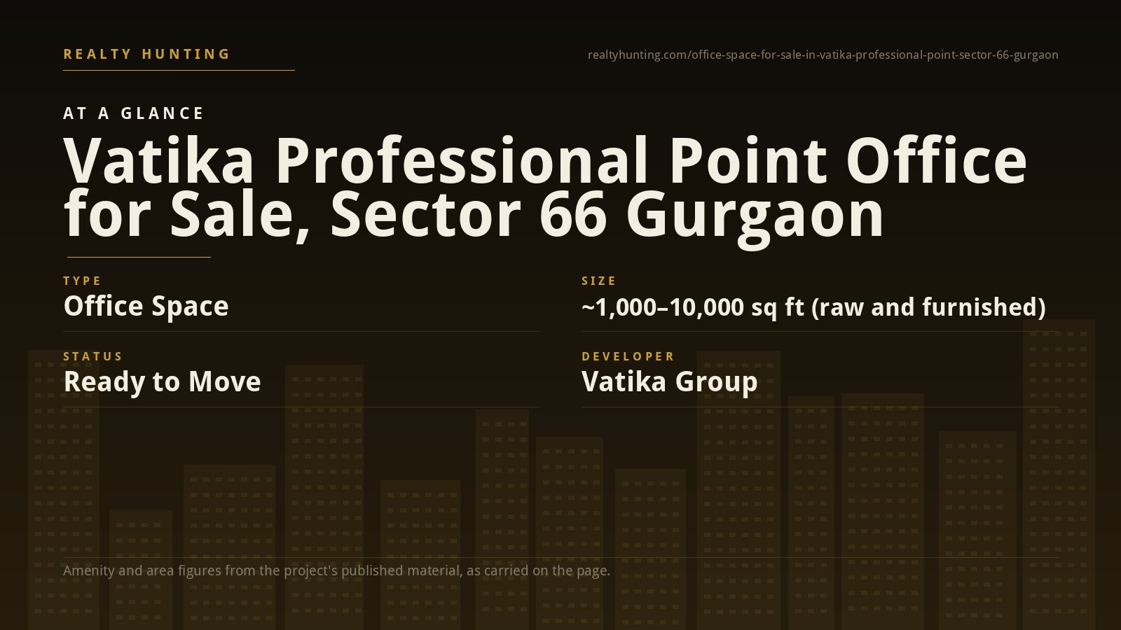 Vatika Professional Point Office for Sale, Sector 66 Gurgaon — photo 2