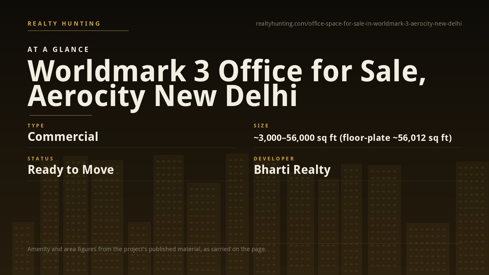 Worldmark 3 Office for Sale, Aerocity New Delhi — photo 2