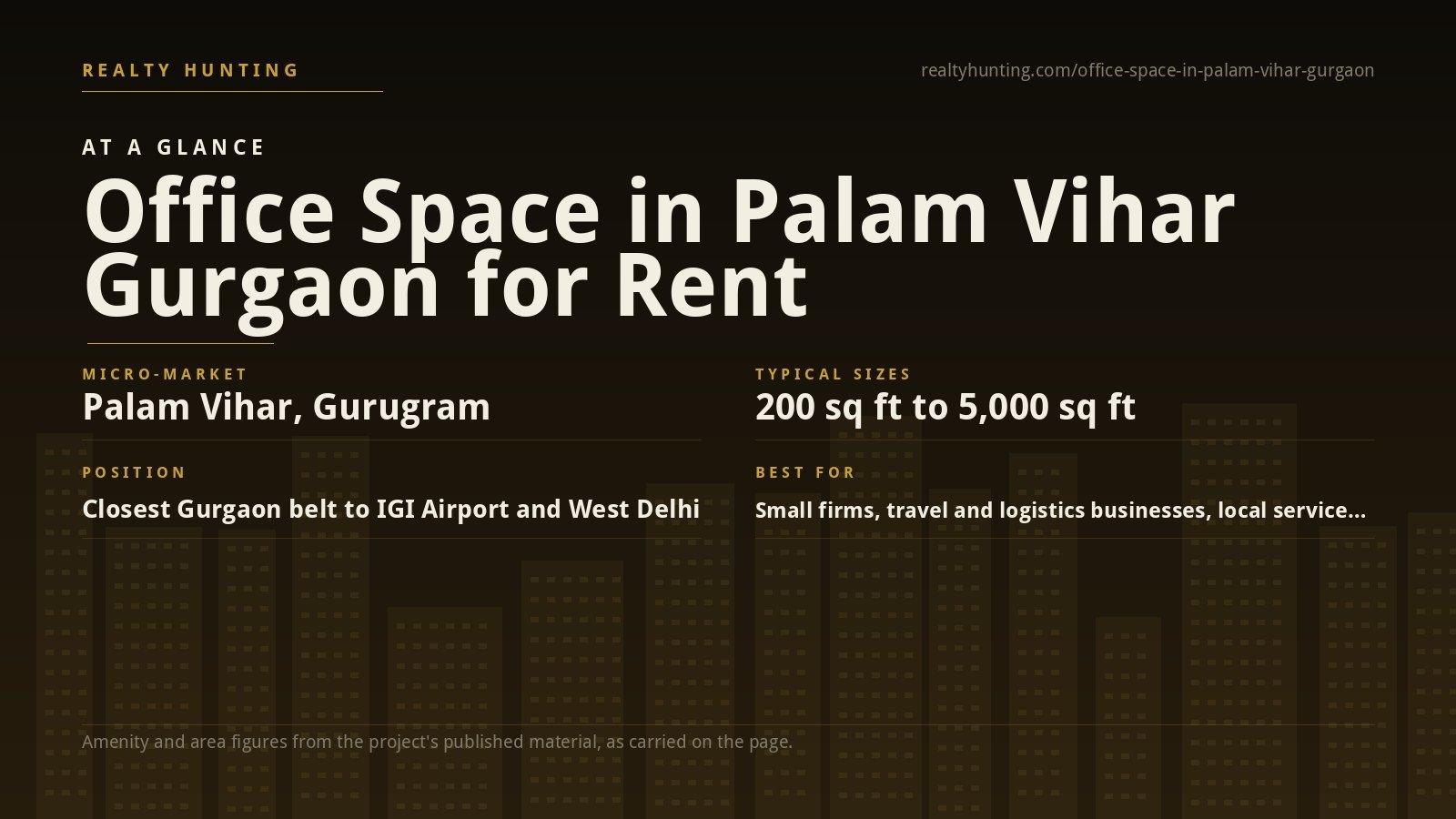 Office Space in Palam Vihar Gurgaon for Rent — photo 2