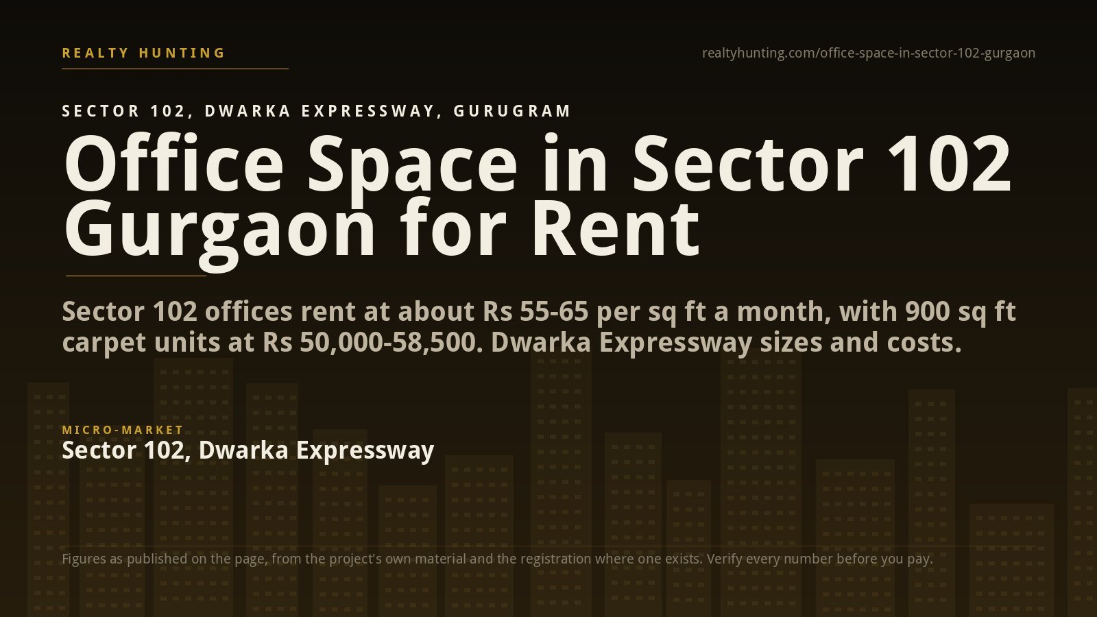 Office Space in Sector 102 Gurgaon for Rent