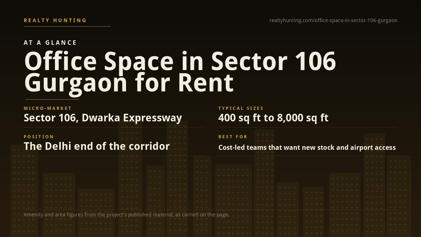 Office Space in Sector 106 Gurgaon for Rent — photo 2