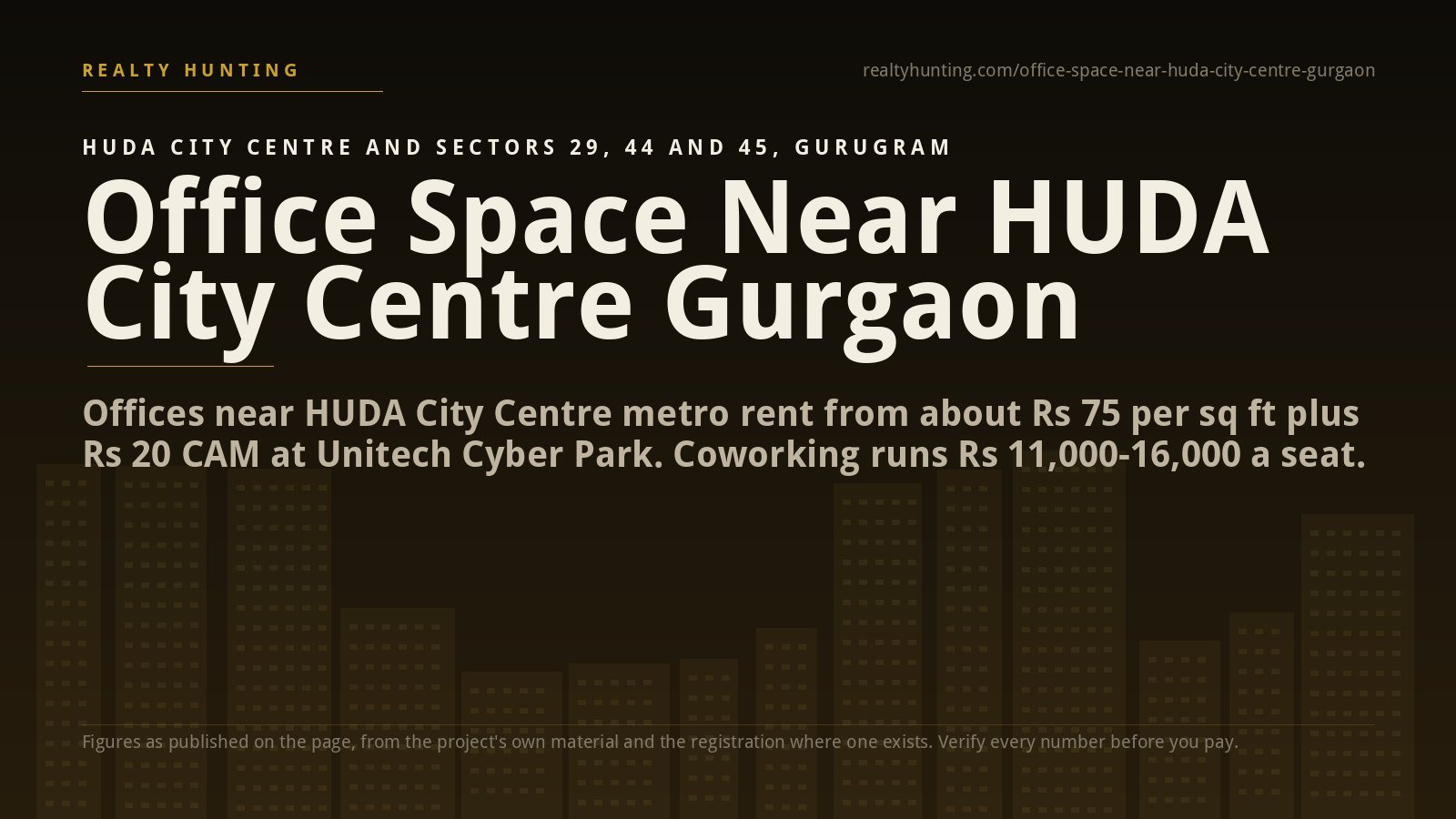 Office Space Near HUDA City Centre Gurgaon