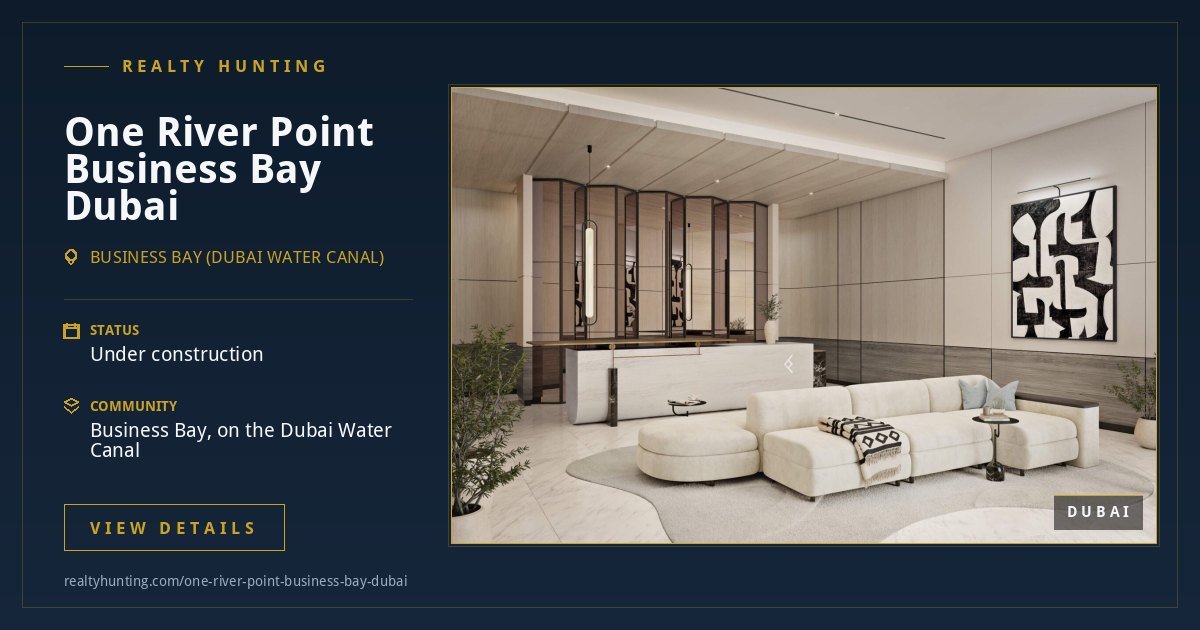 One River Point Business Bay Dubai — photo 2