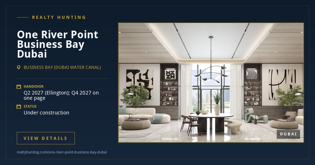 One River Point Business Bay Dubai — photo 3
