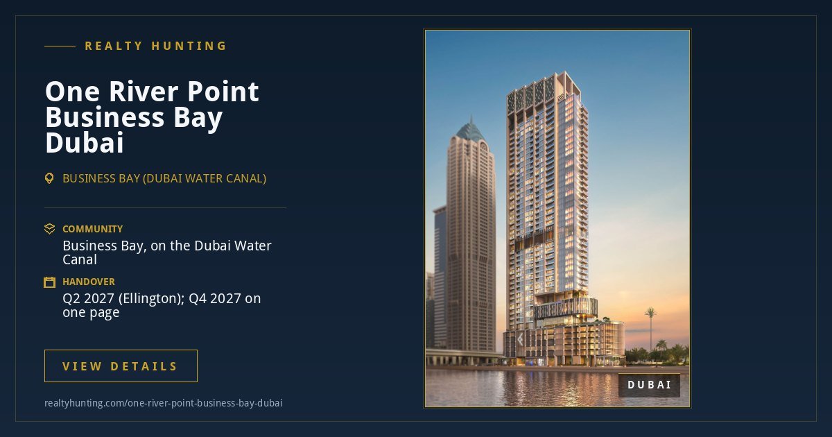 One River Point Business Bay Dubai — photo 4