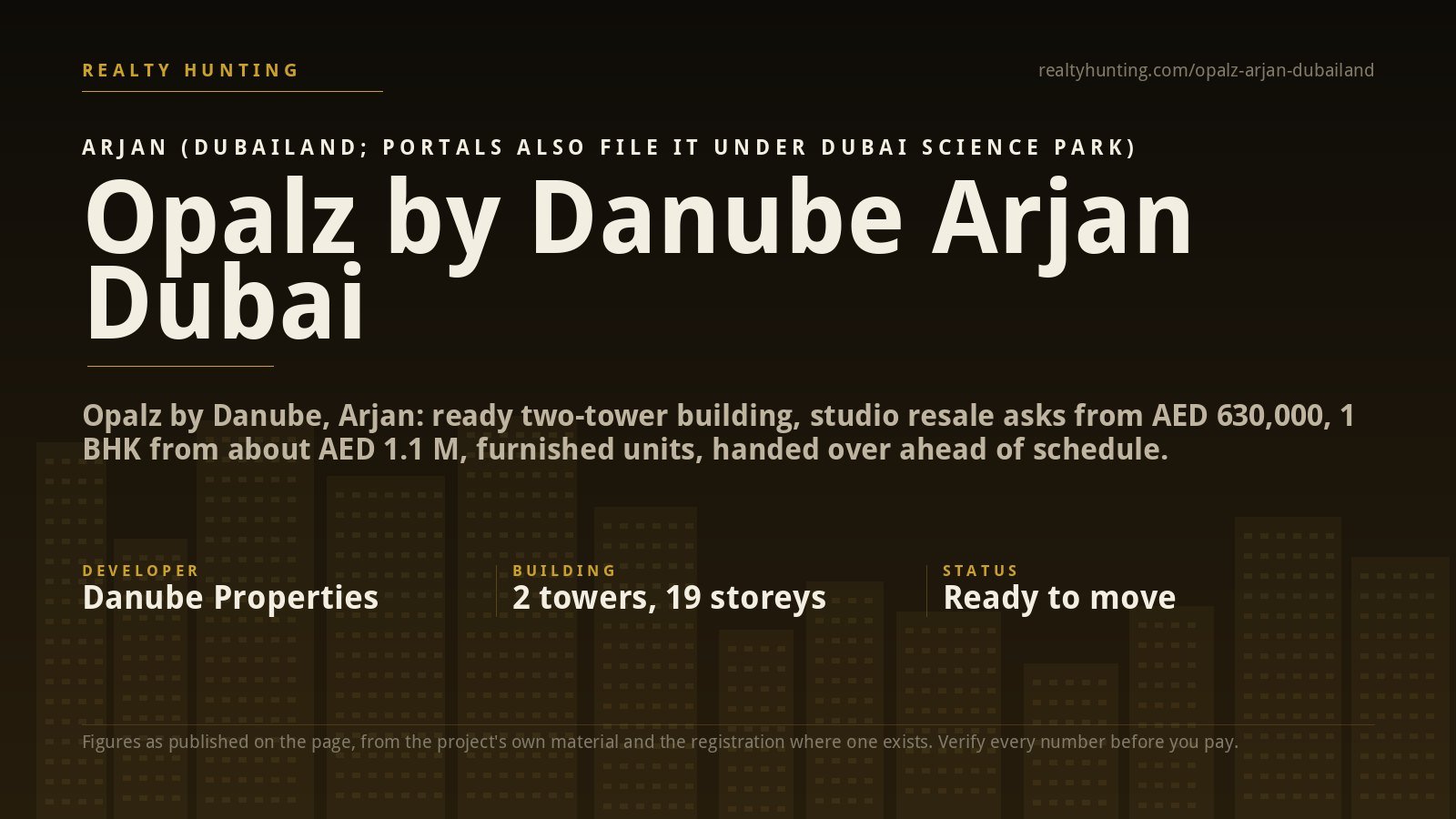 Opalz by Danube Arjan Dubai