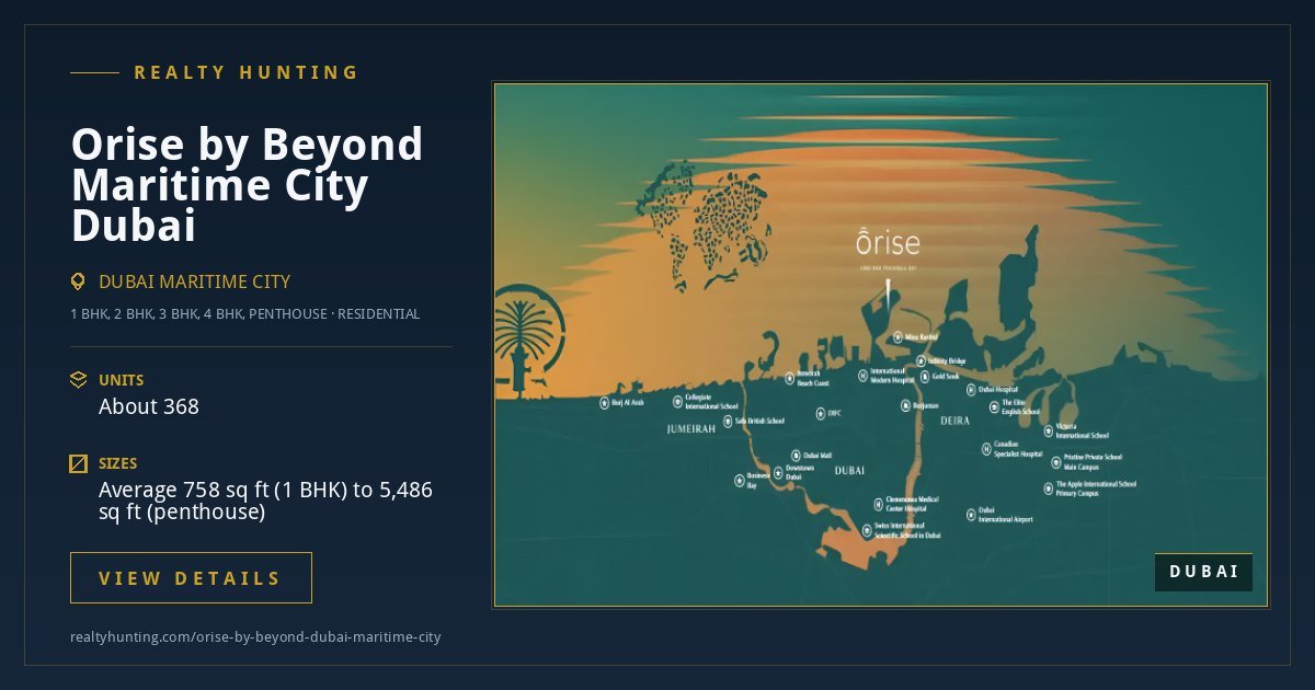 Orise by Beyond Dubai Maritime City — photo 4