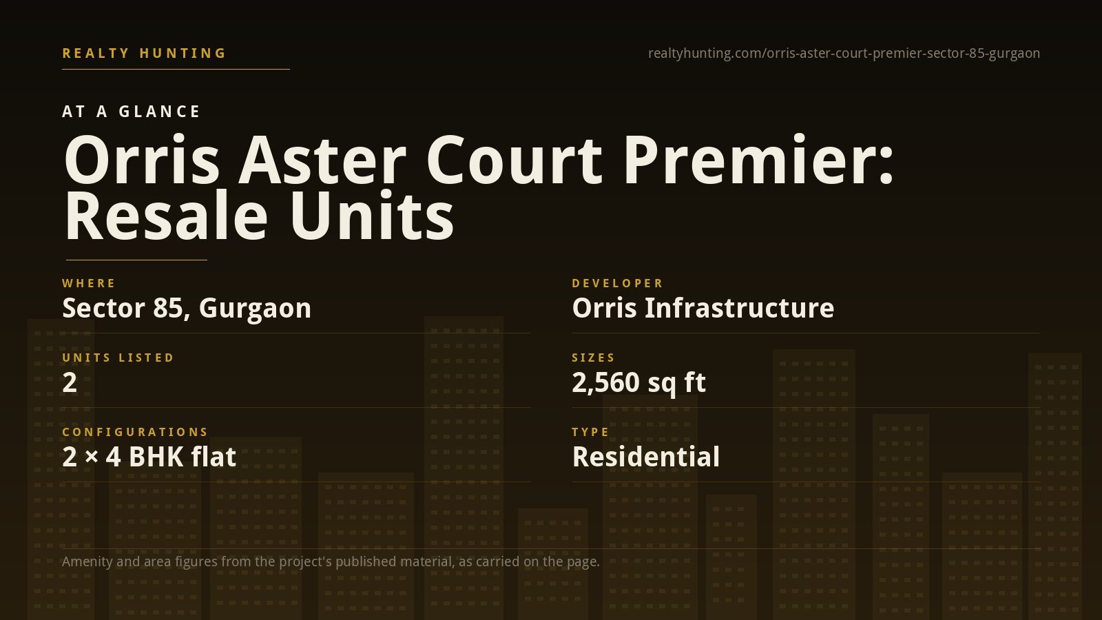 Orris Aster Court Premier Sector 85 Gurgaon — photo 2