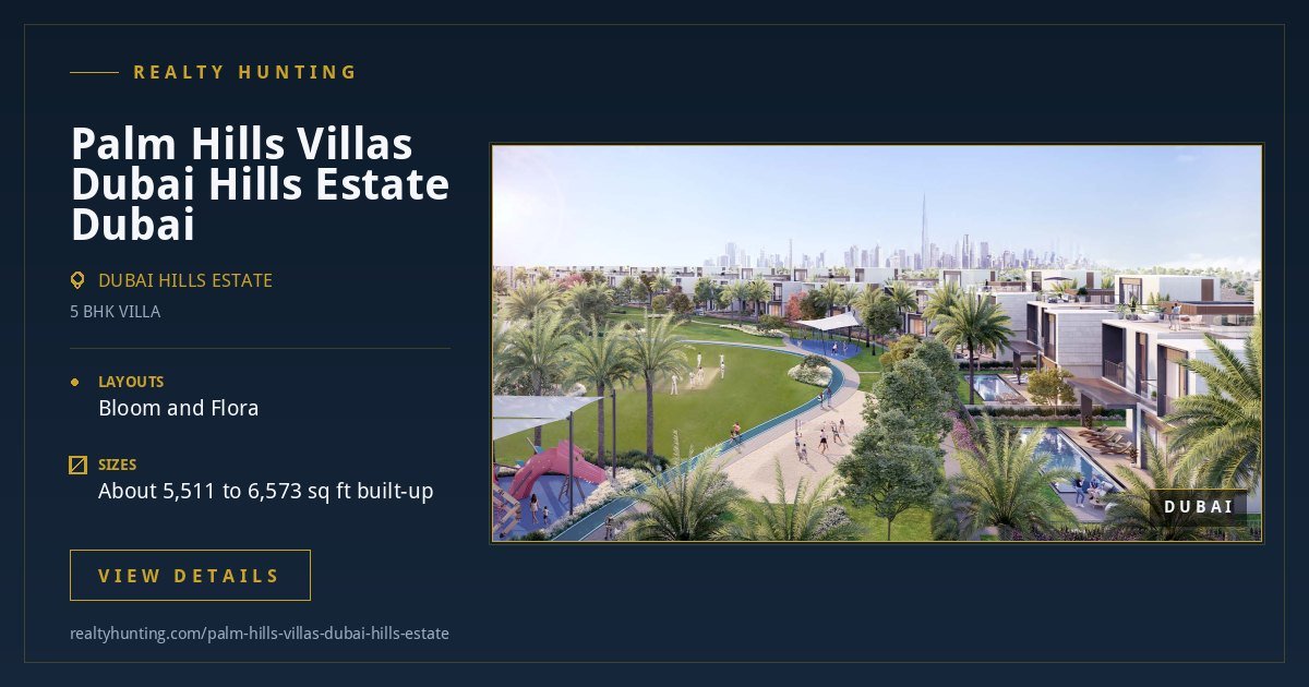 Palm Hills Villas Dubai Hills Estate Dubai — photo 2