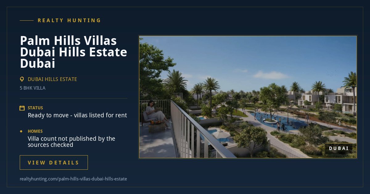 Palm Hills Villas Dubai Hills Estate Dubai — photo 4