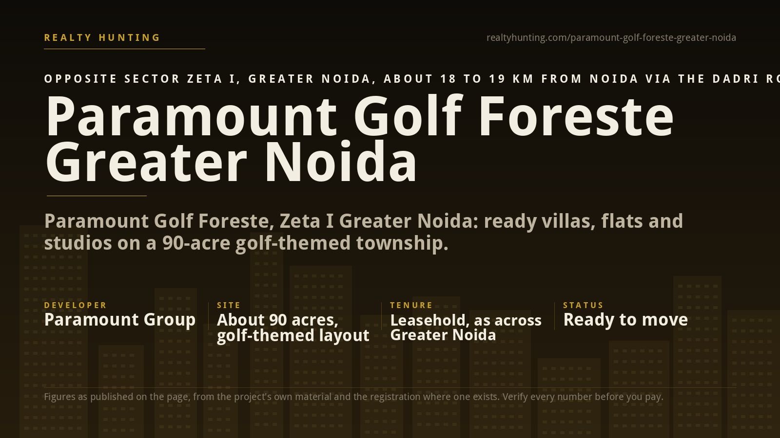 Paramount Golf Foreste Zeta I Greater Noida