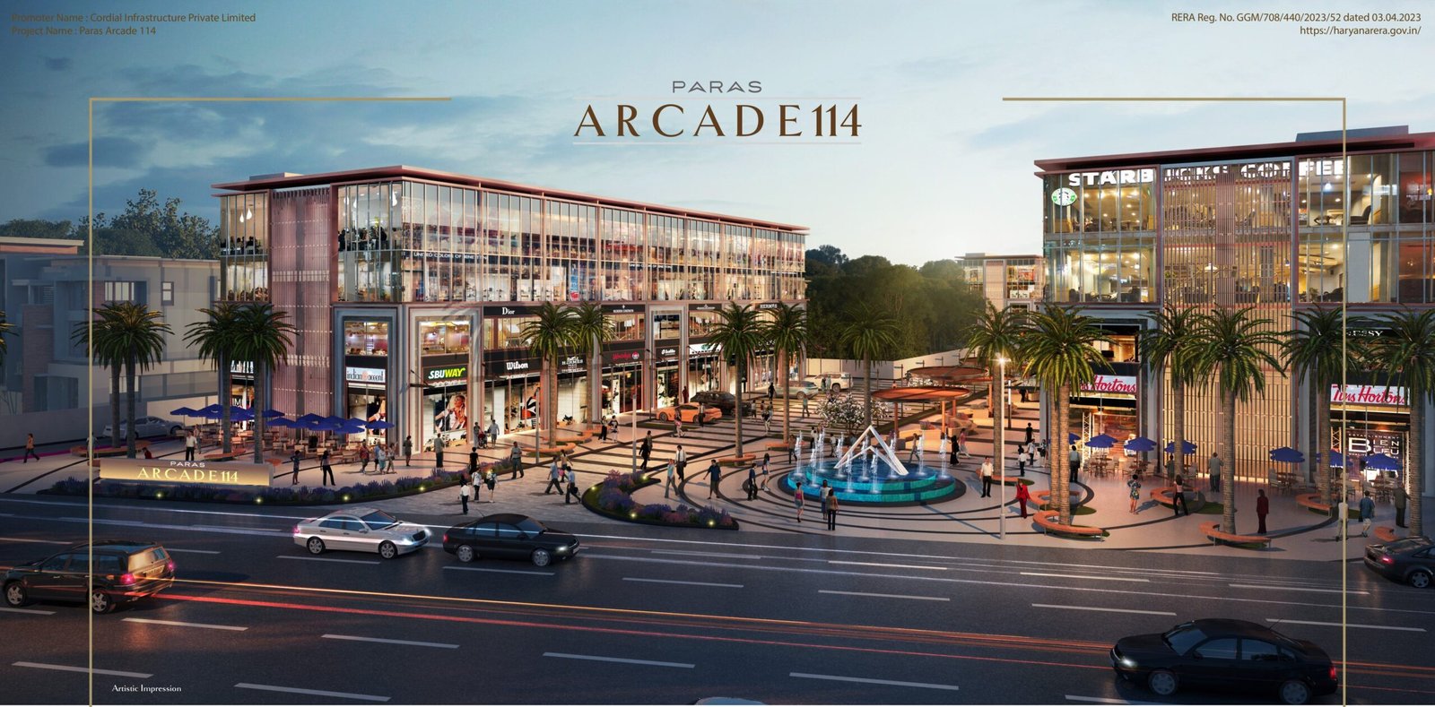 Paras SCO 114 - Paras Arcade 114 Sector 112 Bajghera Gurugram