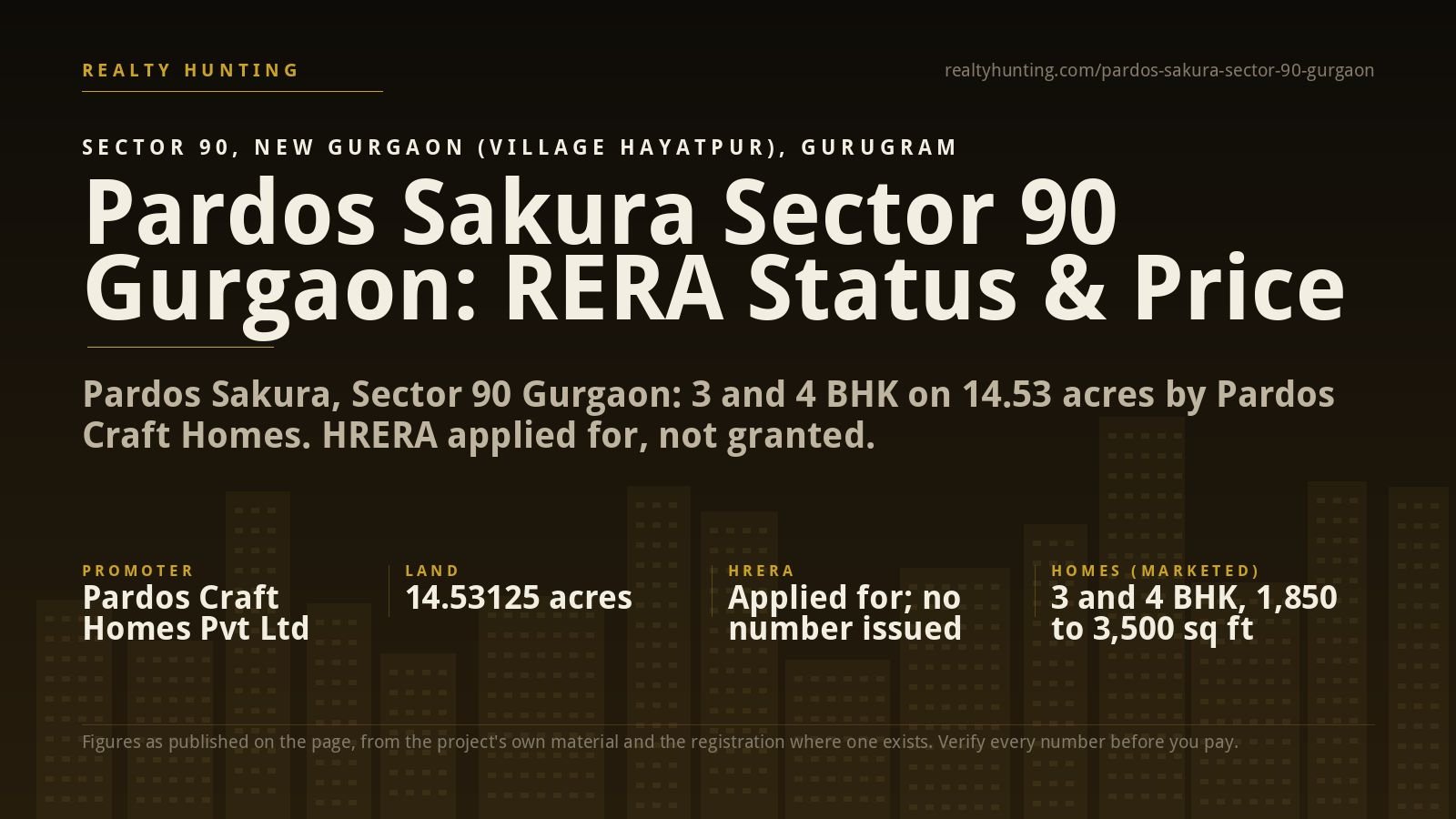 Pardos Sakura Sector 90 Gurgaon