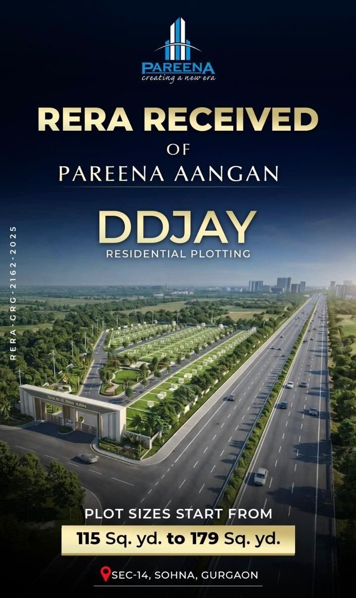 Pareena Aangan Sohna Plots Sector 14 | DDJAY Residential Plots Sohna — photo 1