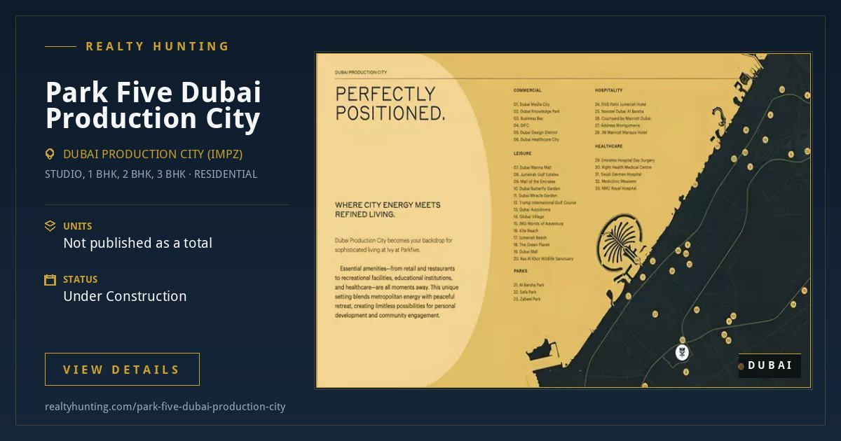 Park Five Dubai Production City — photo 3