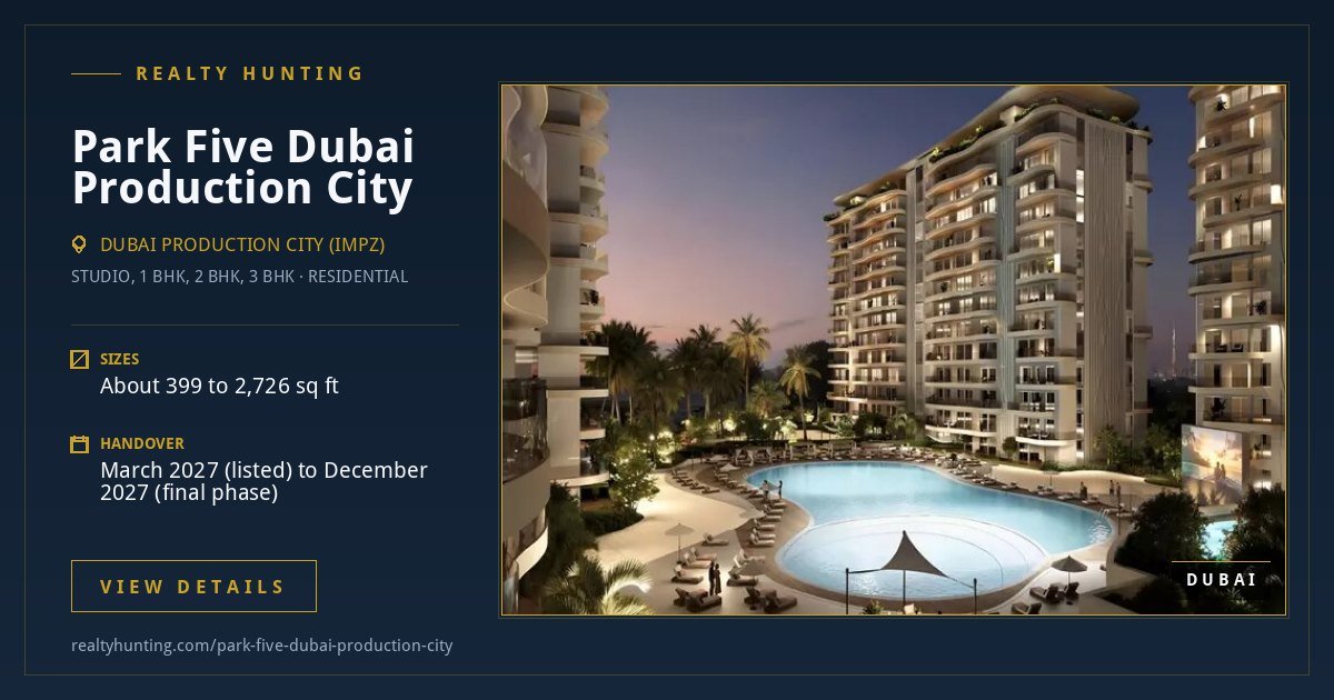 Park Five Dubai Production City — photo 4